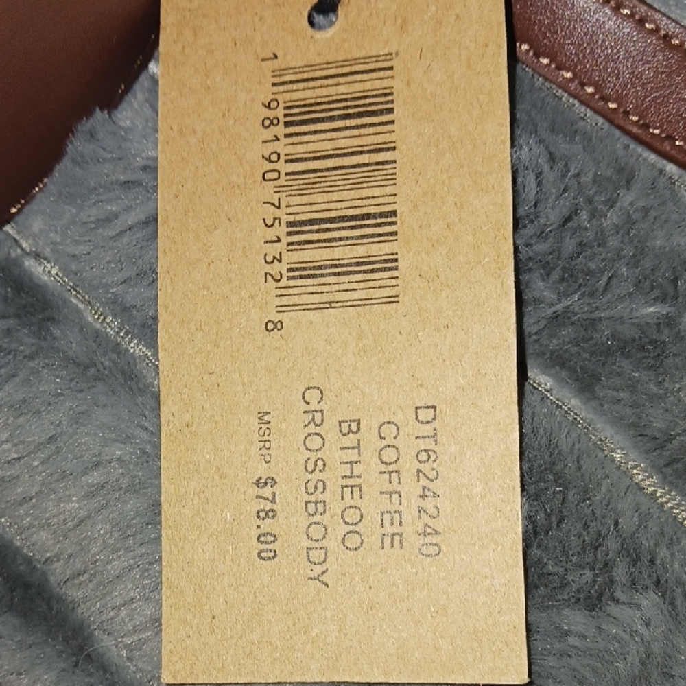 Steve Madden Brown Crossbody Saddle Bag - Picture 3 of 8